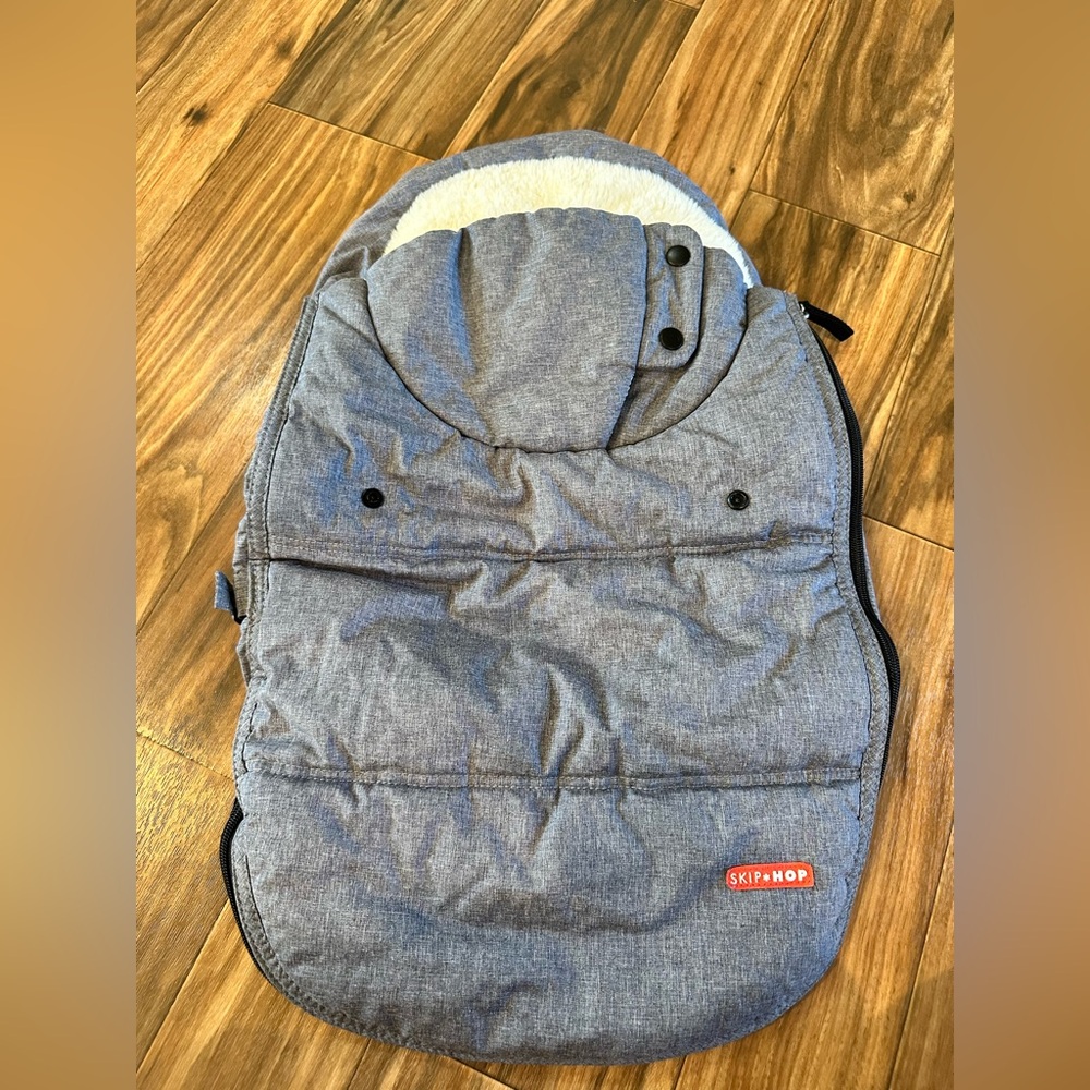 Skip Hop Fleece Zip Car Seat Cover